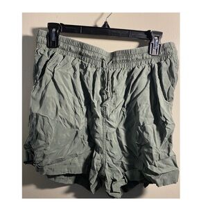army green shorts